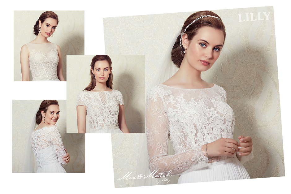 Brautkleid Zweiteiler Moderne Kussdiebraut Mix Match Brautmode