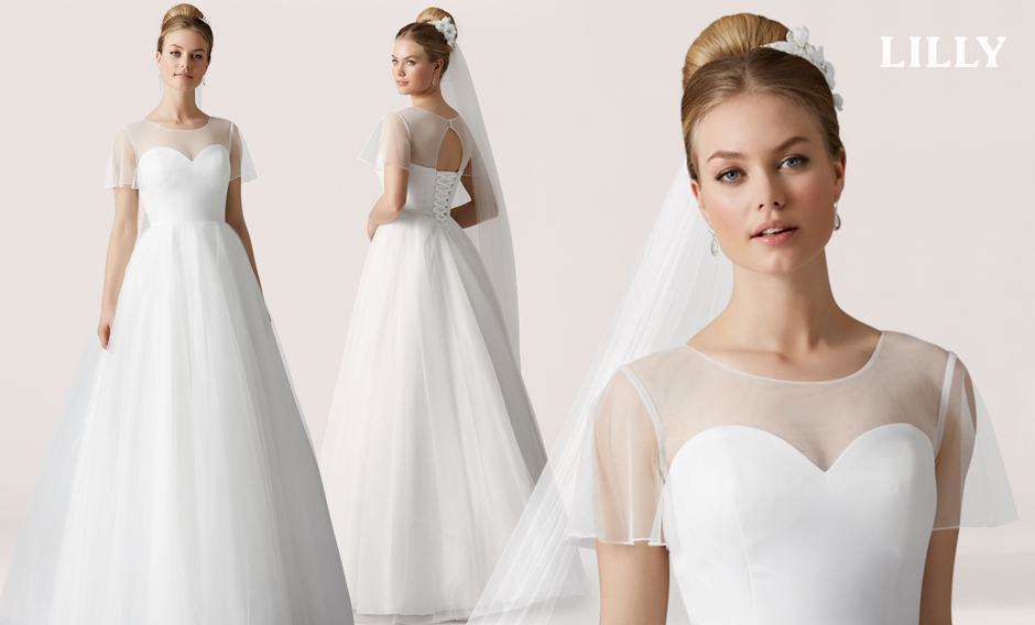 Perfect Bridal Elegance In Clean Chic Look